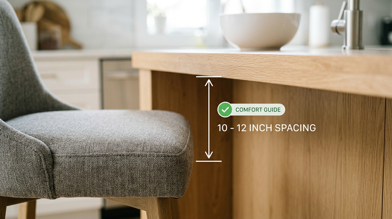 Consider swivel versus fixed stools based on movement